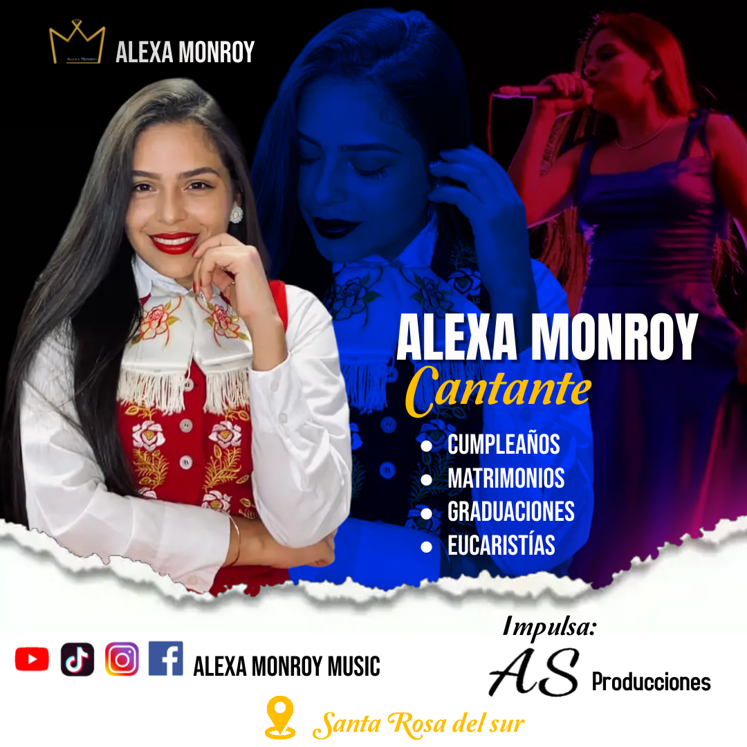 Cantante Alexa Monroy
