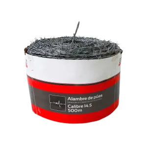 Alambre de púas x500mt
