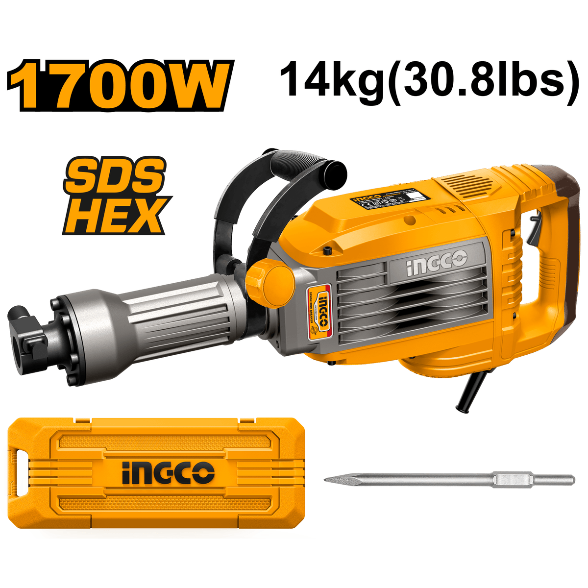 Demoledor o desenbombador Ingco 1700w